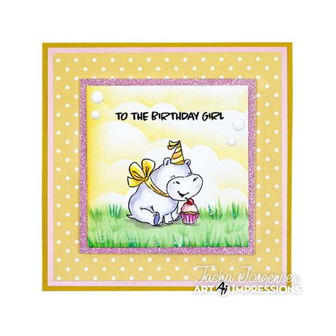 Art Impressions Blog For The Birthday Girl Card By Tasha