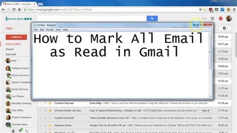 Mark All Emails As Read In Gmail Fast Easy Youtube