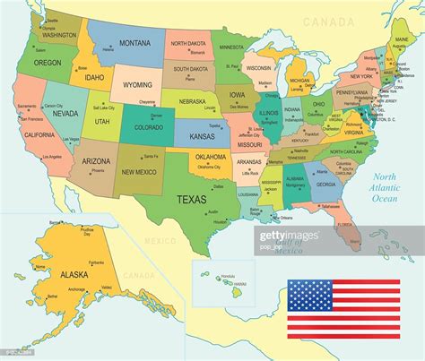 In High Resolution Administrative Divisions Map Of The Usa Vidiani Us