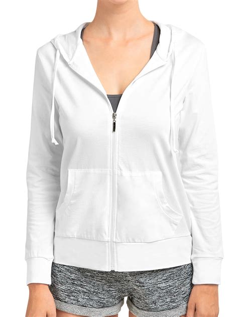 get the best choice zereesa womens casual long sleeves zip up hoodie jacket lightweight thin