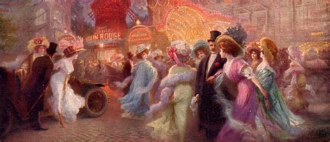 A Night On The Town At The Moulin Rouge Montmartre C1910 Montmartre