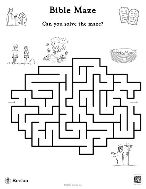 Bible Maze • Beeloo Printable Crafts And Activities For Kids