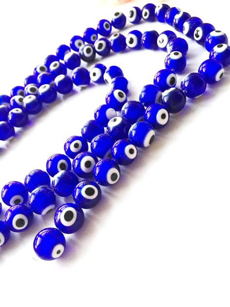 12mm Blue Glass Evil Eye Beads 10mm Evil Eye Beads 12mm Etsy