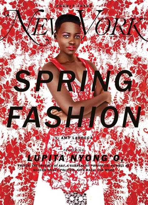 lupita nyong o new york magazine february 2014 magazine cover design fashion magazine cover