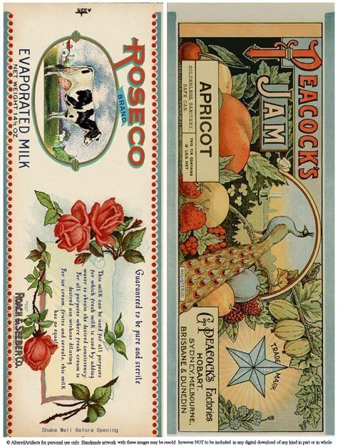 Image Result For Free Printable Vintage Can Labels Free Labels