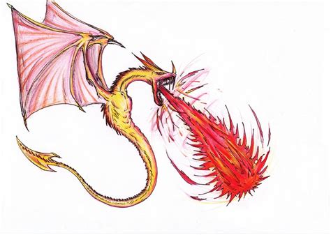 Total 91 Imagen Dibujos De Dragones De Fuego Viaterra Mx