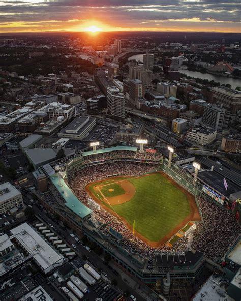 Fenway Park Boston Aerial Photography Billie Weiss