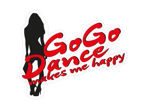 1 x aufkleber gogo dance makes me happy sexy sex milf dancing stange fun gag neu netspares gmbh