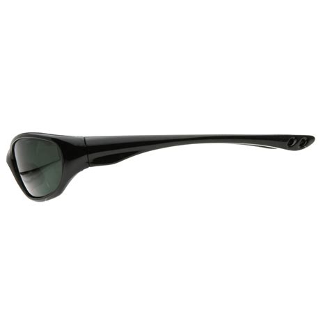 Thin Oval Polarized Sports Wrap Sunglasses Sunglass La
