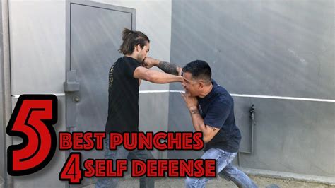 Fighthacks The 5 Best Self Defense Punches Strikes Youtube
