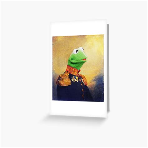Kermit The Frog Retro Portrait Greeting Card For Sale By Uselessnyc