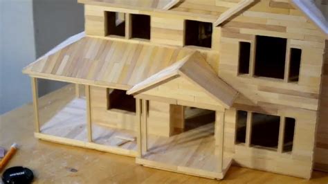 Popsicle Stick House Blueprints Free How To Build A House With