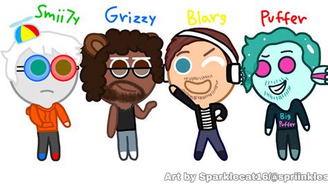 Smii7y Blarg Grizzy And Puffer But Cookies By Sparklecat16 On Deviantart