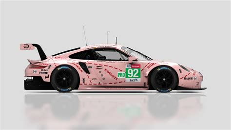 Porsche 911 Rsr Wec 2018 Pink Pig And Rothmans Le Mans 24h 4k Works