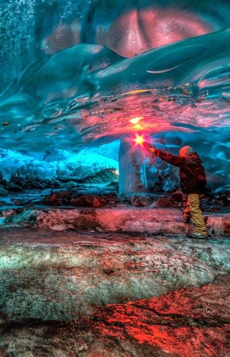 Ice Caves Of Kamchatkarussia Nature Pictures Ice Cave Scenery