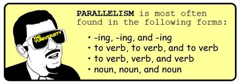 Grammar 101: Parallelism - The YUNiversity - Medium