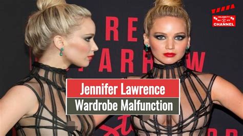 Jennifer Lawrence Suffers Wardrobe Malfunction At Red Sparrow Premiere