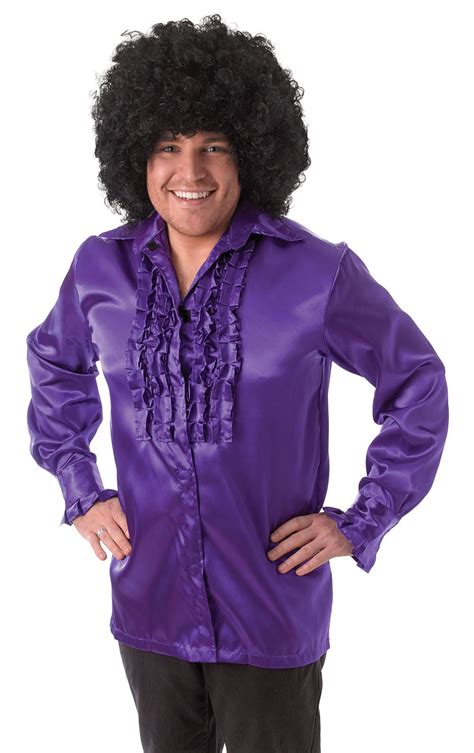 70s disco ruffle shirt mens 1970s fancy dress costume adult fever 60s frilly fun ebay