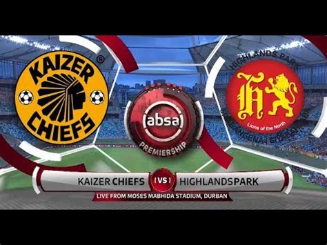 Ernst while we have made these predictions for kaizer chiefs v stellenbosch for this match preview with the best of intentions, no profits are guaranteed. Absa Premiership 2018/19 | Kaizer Chiefs vs Highlands Park ...