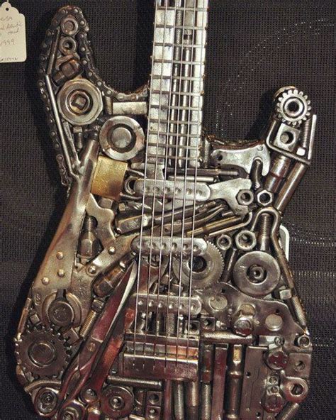 Untitled With Images Metal Art Steampunk Guitar