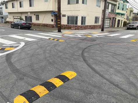 This Sf Intersection Got Some Unusual Speed Bumps Heres What They