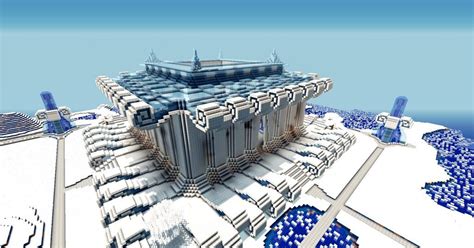 Minecraft Buildings Ice Temple
