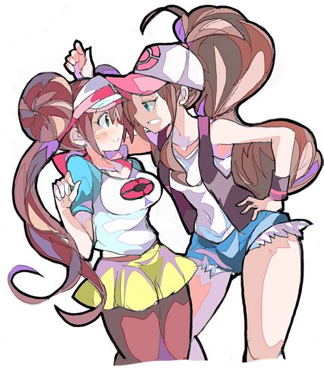 Hilda And Rosa [pokemon] R Wholesomeyuri