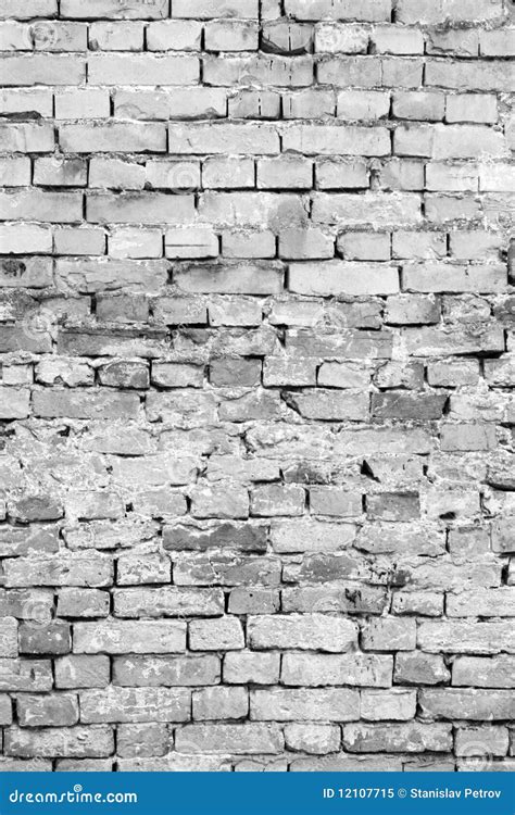 Aged Brick Wall Texture Stock Image Image Of Isolated 12107715