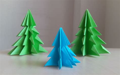 3d Paper Christmas Tree How To Make A 3d Paper Xmas Tree