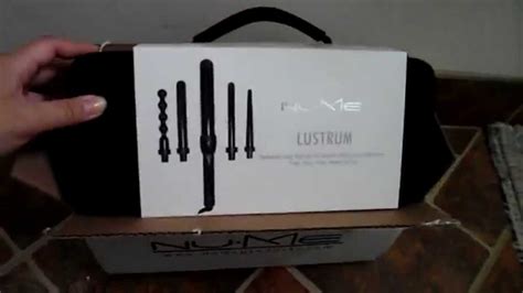 New 2015 Nume Lustrum 5 In 1 Curling Wand Set Unboxing Youtube