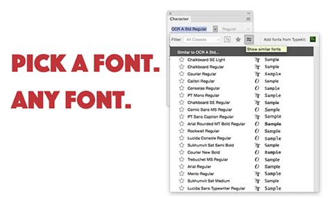 Filtering And Finding Fonts In Adobe Apps Creativepro Network