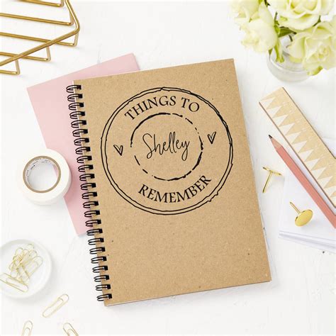 Personalised Things To Remember Notebook By Tillyanna