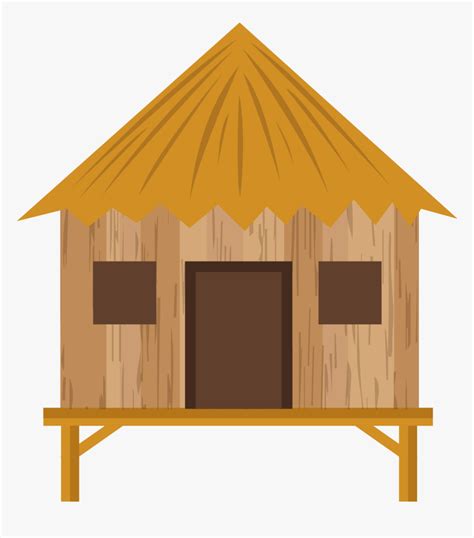 Download Png Royalty Free Africa Clipart Grass Hut Transparent Nipa
