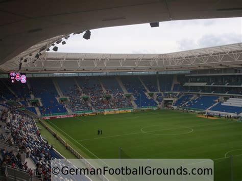 Historical grounds can be chosen as well. Rhein-Neckar-Arena, TSG Hoffenheim - German Football Grounds