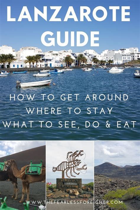 One Week Lanzarote Itinerary Guide The Fearless Foreigner Lanzarote Europe Trip Itinerary