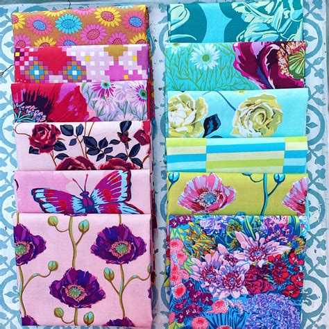 New Arrival Anna Maria Horner Mixed Fat Quarter Bundles X 12 Pieces