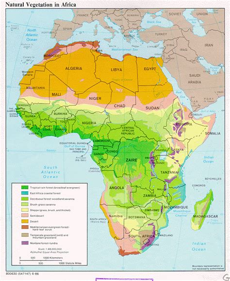 Free Printable Maps Map Of Climate Of Africa Print For Free