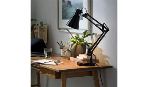 Buy Habitat Swing Arm Desk Lamp Matt Black Desk Lamps Argos
