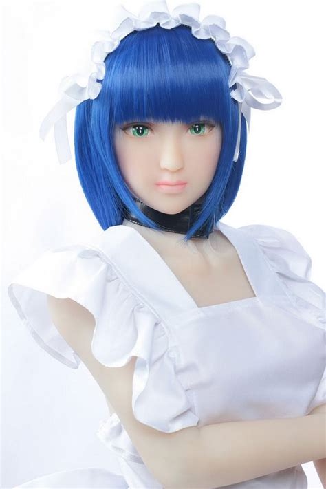 Belen Blue Hair Maid Sex Doll 140cm Tpe Love Doll Perfect Sex Dolls Best Tpe And Silicone Sex