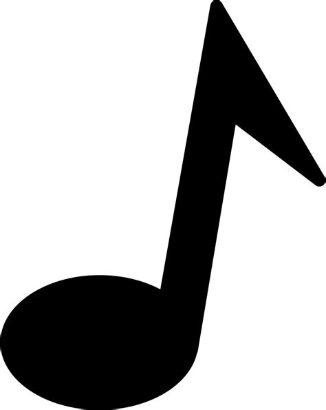Musical Note Symbol Comments - Simbolo De La Nota Musical Clipart png image