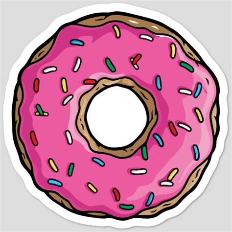 Donut Sticker By Markglass Design By Humans