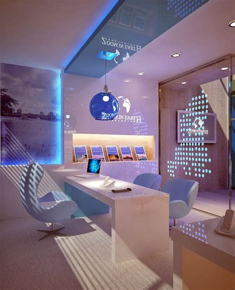 Conceptual Design Travel Agency On Behance Office Interior Design