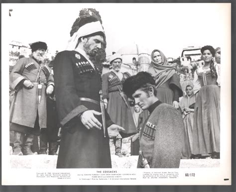 cossacks 8x10 movie still john drew barrymore edmund purdom 1960 photograph dta collectibles