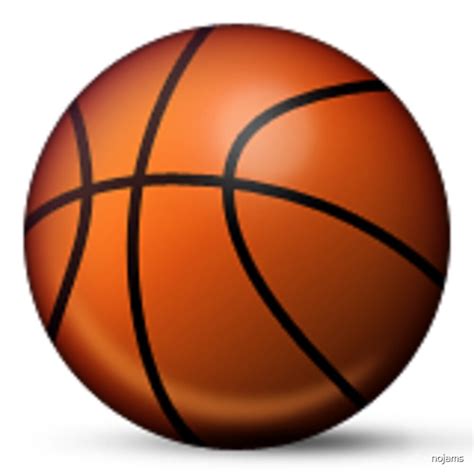Basketball Emoji By Nojams Redbubble