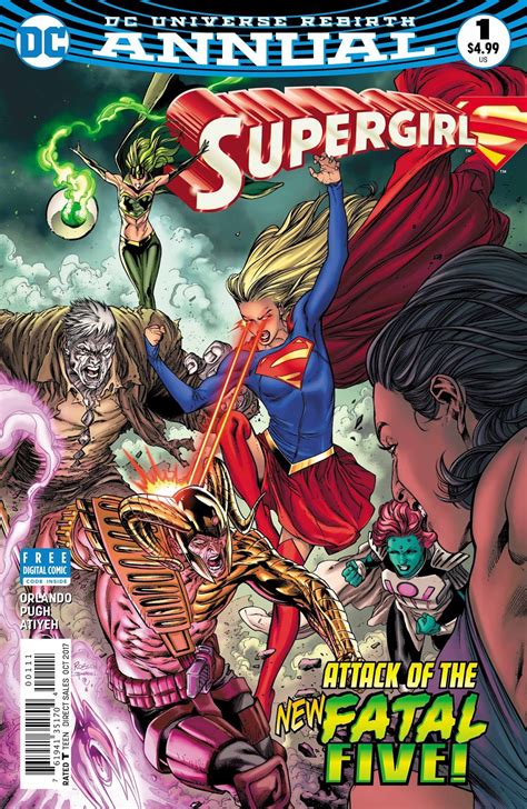 Weird Science Dc Comics Preview Supergirl Annual 1