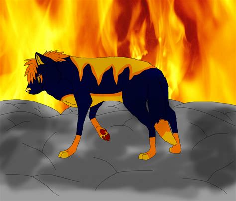 Eldwain The Flame Wolf By Pitthekidicarus On Deviantart