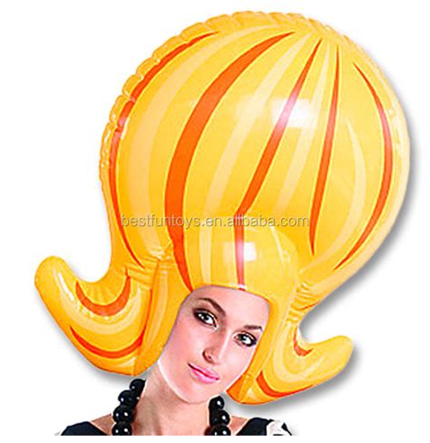 Factory Custom Eco Friendly Vinyl Inflatable Big Heah Wig Durable Pvc