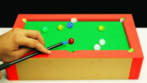 So we've taken it upon ourselves to turn this interior inspiration into something you can do at home! How to Make Mini Pool Table Game from Cardboard - YouTube