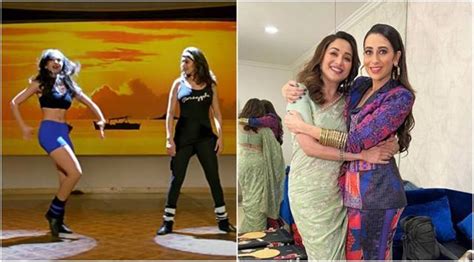 Karisma Kapoor And Madhuri Dixit Bump Into Each Other Fans Call It A