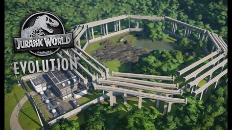 Indominus Rex Enclosure Recreation Jurassic World Evolution Youtube